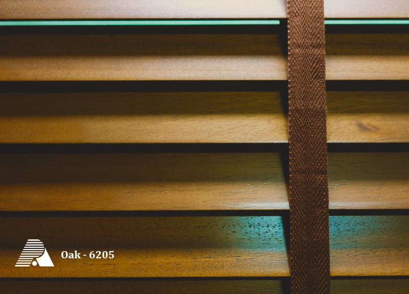 Persiana Country de Madera Color Roble Persiana Country de Madera Color Roble